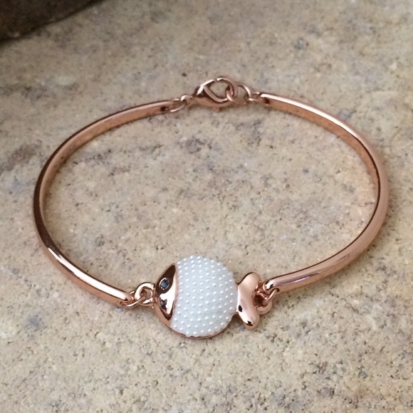 Victoria Perez Collection Jewelry - BRACELET / 14K ROSE PLATED  FISH DESING